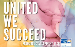 August Resource Development Blog: United We Succeed by Lauren Luckie-Merz