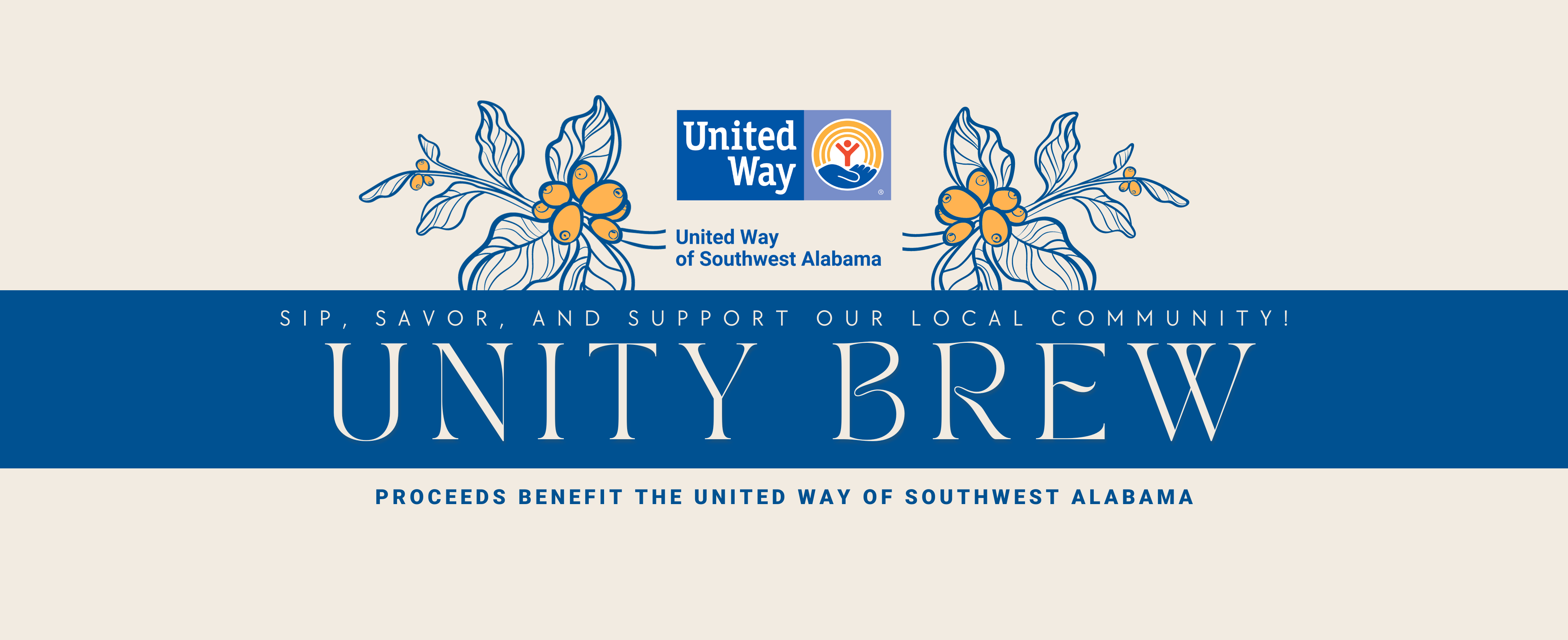 United Way of Southwest Alabama Unity Brew. Donate get your Unity Brew today.