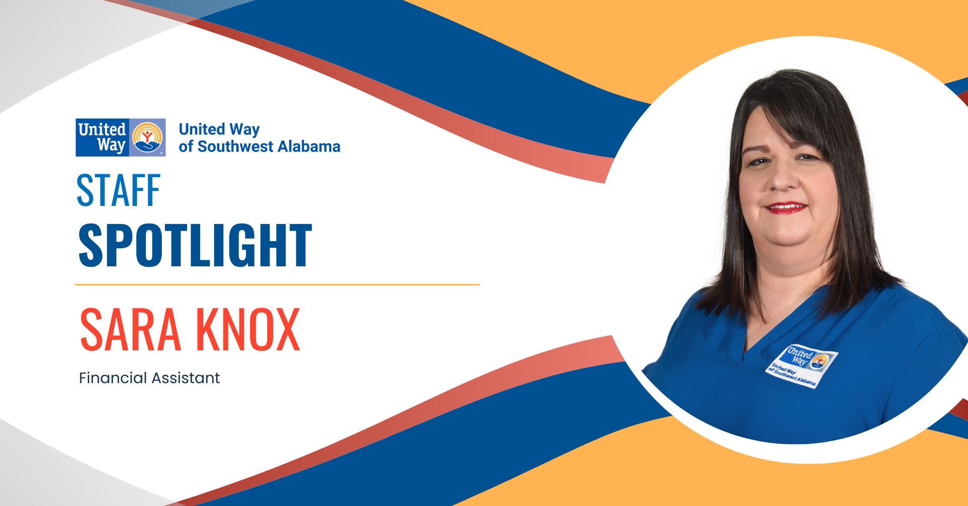 United Way Staff Spotlight: Sara Knox, Financial Assistant