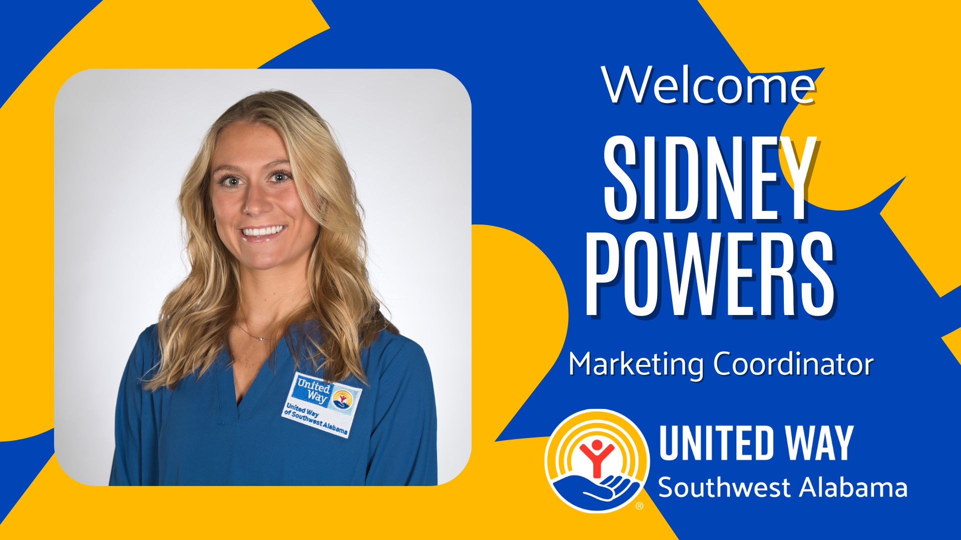 United Way Welcomes Sidney Powers at the New Marketing Coordinator