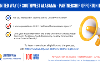 United Way of Southwest Alabama - partnership opportunity