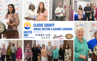 photo collage from the Clarke County Annual Meeting